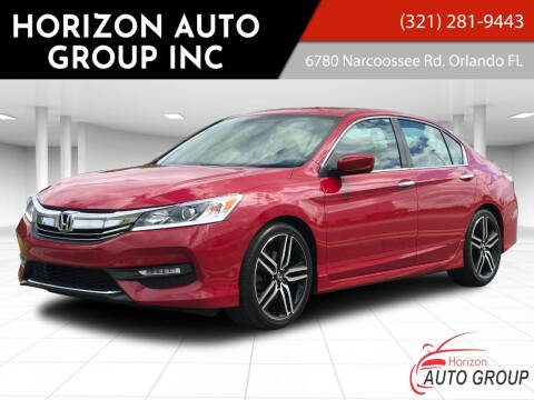 2016 Honda Accord for sale at HORIZON AUTO GROUP INC in Orlando FL