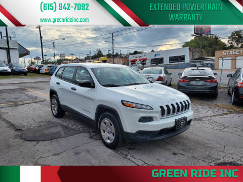2014 Jeep Cherokee for sale at Green Ride Inc in Nashville TN