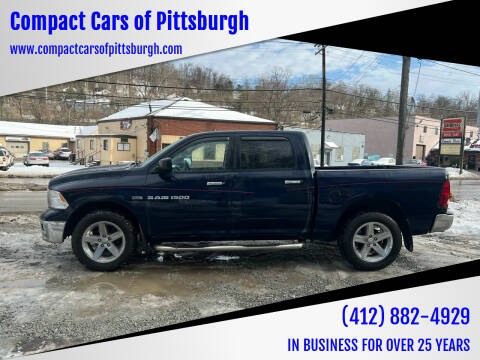 2012 RAM Ram Pickup 1500 for sale at Compact Cars of Pittsburgh in Pittsburgh PA