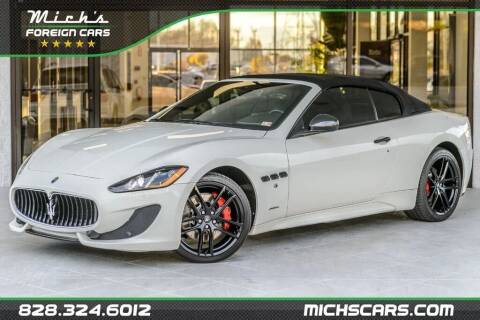 2015 Maserati GranTurismo for sale at Mich's Foreign Cars in Hickory NC