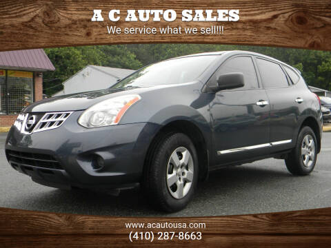 2013 Nissan Rogue for sale at A C Auto Sales in Elkton MD