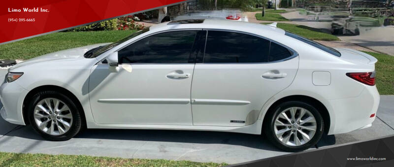 2014 Lexus ES 300h for sale at Limo World Inc. in Seminole FL