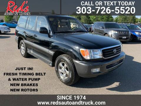 2002 Toyota Land Cruiser for sale at Red's Auto and Truck in Longmont CO