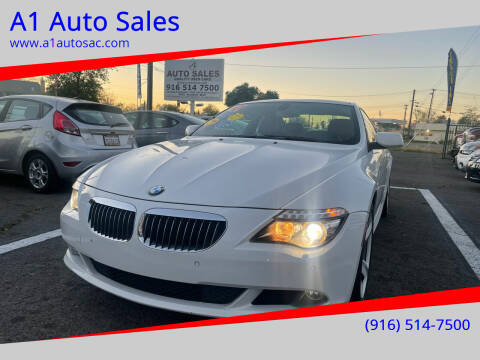 2010 BMW 6 Series for sale at A1 Auto Sales in Sacramento CA