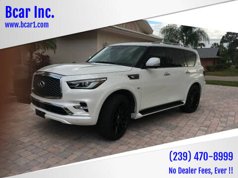 2018 Infiniti QX80 for sale at Bcar Inc. in Fort Myers FL