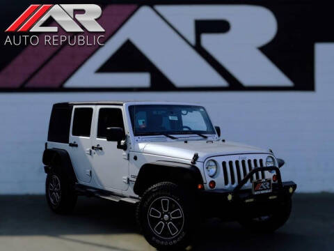 2012 Jeep Wrangler Unlimited for sale at Auto Republic Fullerton in Fullerton CA