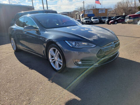 2013 Tesla Model S for sale at BERKENKOTTER MOTORS in Brighton CO