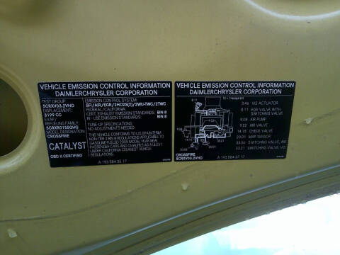 2005 Chrysler Crossfire Limited