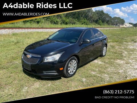2011 Chevrolet Cruze for sale at A4dable Rides LLC in Haines City FL