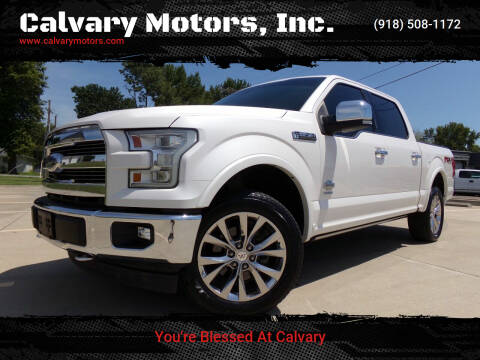 2017 Ford F-150 for sale at Calvary Motors, Inc. in Bixby OK
