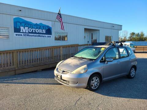 2007 Honda Fit for sale at Mountain Motors LLC in Spartanburg SC