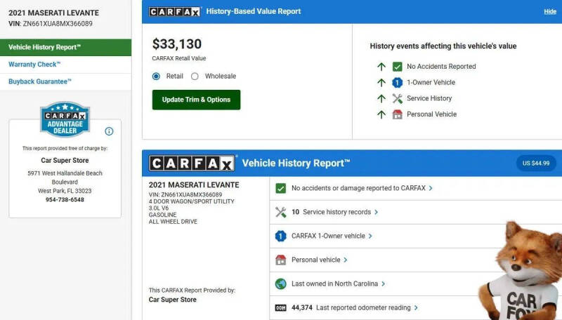 2021 Maserati Levante