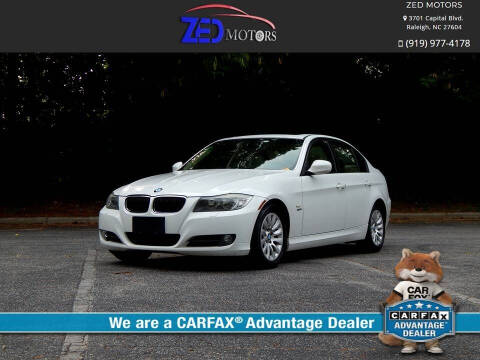 2009 BMW 3 Series for sale at Zed Motors in Raleigh NC