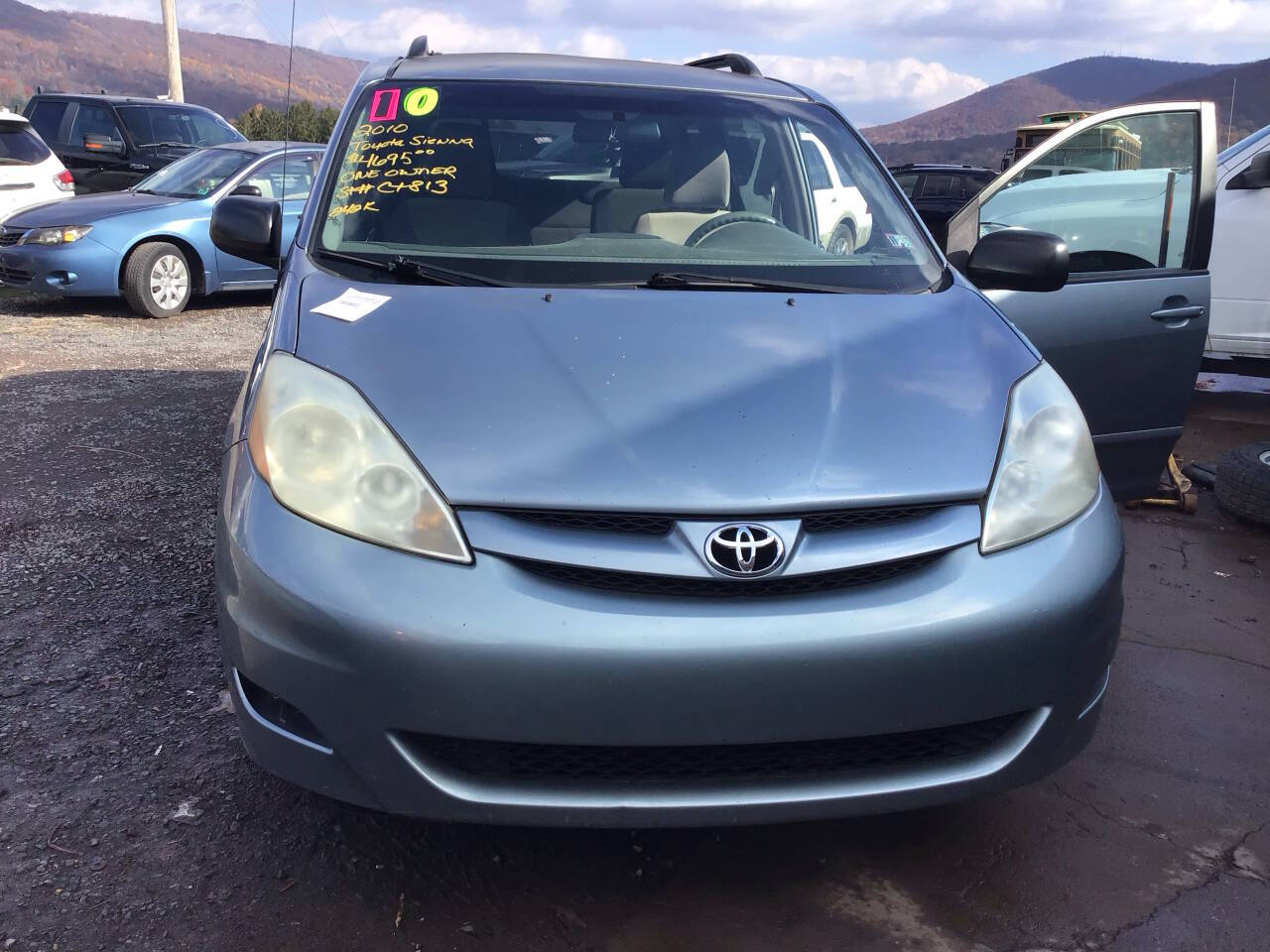 Blue 2010 Toyota Sienna LE 7-Passenger AWD LE 7-Passenger 4dr Mini-Van 11