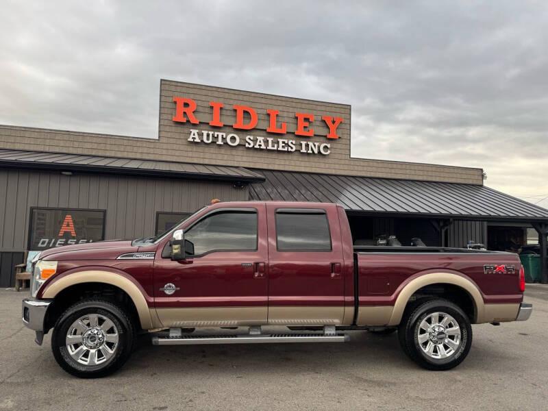 2011 Ford F-250 Super Duty for sale at Ridley Auto Sales, Inc. in White Pine TN