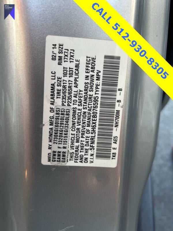 2014 Honda Odyssey EX-L