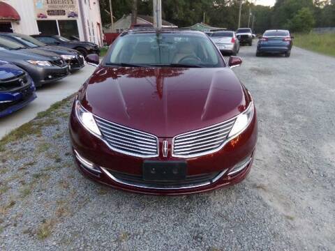 2016 Lincoln MKZ for sale at Liberty Used Motors in Selma NC
