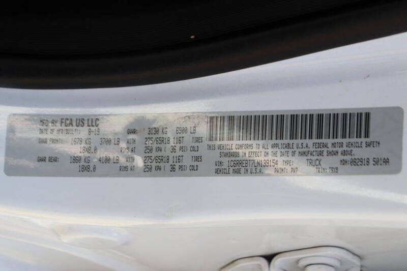 2020 RAM 1500