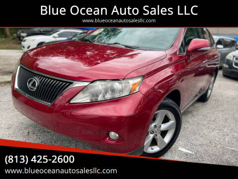 2010 Lexus RX 350 for sale at Blue Ocean Auto Sales LLC in Tampa FL