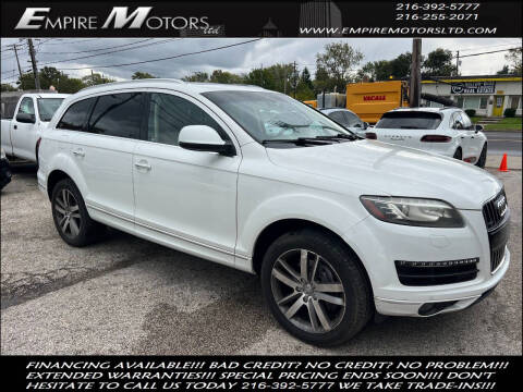 2014 Audi Q7 for sale at Empire Motors LTD in Cleveland OH