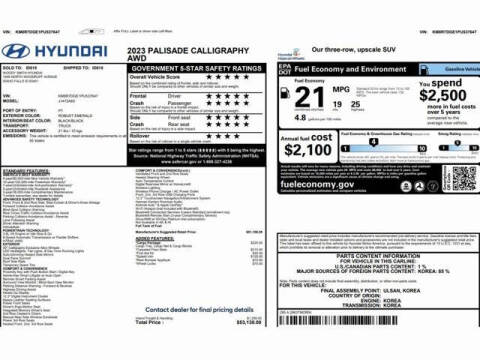 2023 Hyundai Palisade Calligraphy