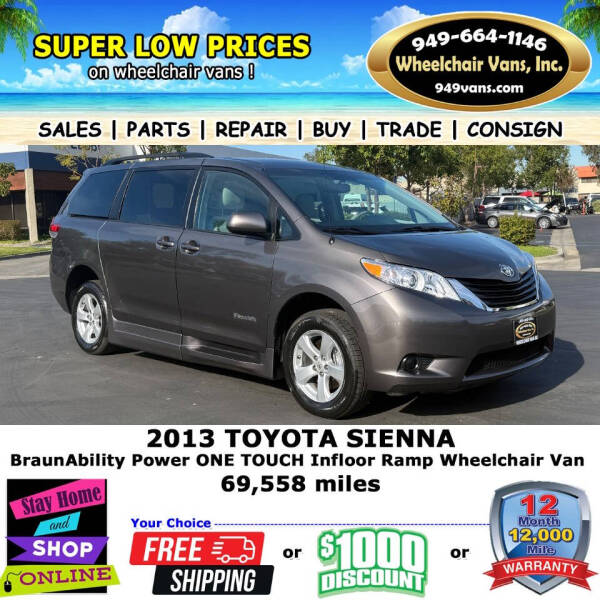 2013 Toyota Sienna LE Mobility 7-Passenger