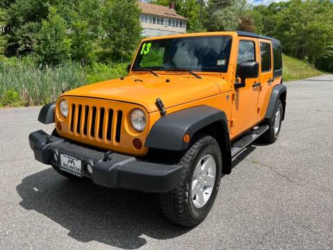2013 Jeep Wrangler Unlimited for sale at MAC Motors in Epsom NH