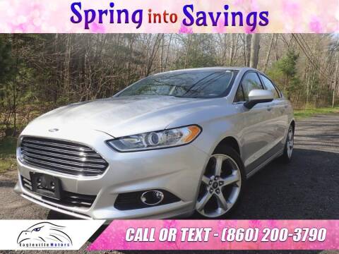 2016 Ford Fusion for sale at EAGLEVILLE MOTORS LLC in Storrs Mansfield CT