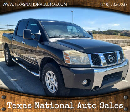 2006 Nissan Titan for sale at Texas National Auto Sales in San Antonio TX