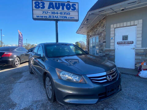 2011 Honda Accord for sale at 83 Autos LLC in York PA