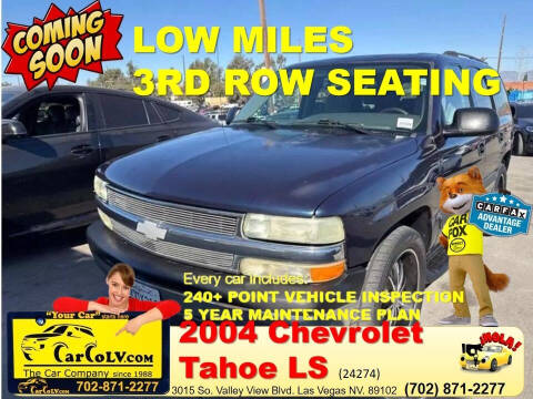 2004 Chevrolet Tahoe for sale at The Car Company in Las Vegas NV