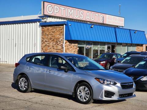 2018 Subaru Impreza for sale at Optimus Auto in Omaha NE
