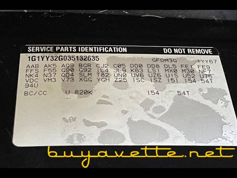 2003 Chevrolet Corvette