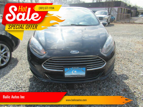 2015 Ford Fiesta for sale at Balic Autos Inc in Lanham MD