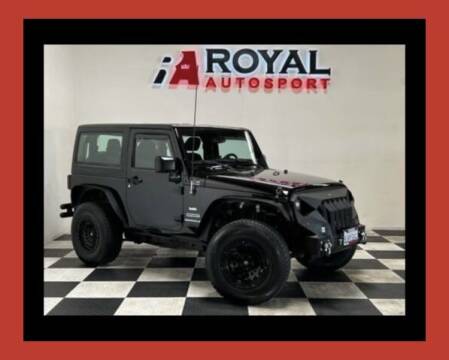 2015 Jeep Wrangler for sale at Royal AutoSport in Elk Grove CA