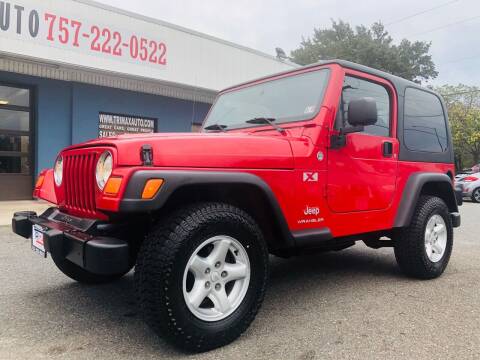 2005 Jeep Wrangler for sale at Trimax Auto Group in Norfolk VA
