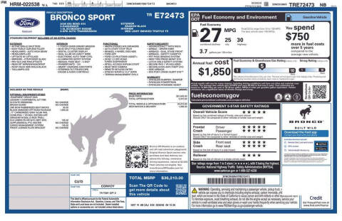 2026 Ford Bronco Sport Big Bend