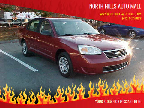 2007 Chevrolet Malibu for sale at North Hills Auto Mall in Pittsburgh PA