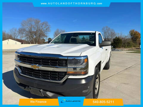 2016 Chevrolet Silverado 1500 for sale at Auto Land Inc - Autoland of Thornburg in Spotsylvania VA
