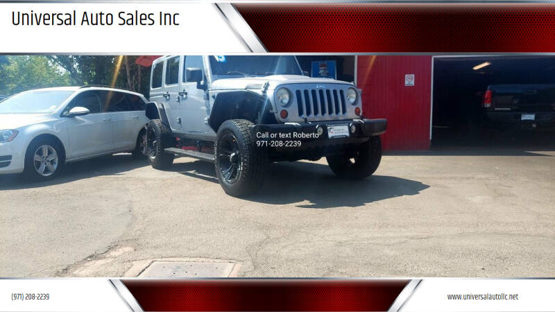 2013 Jeep Wrangler Unlimited for sale at Universal Auto Sales Inc in Salem OR