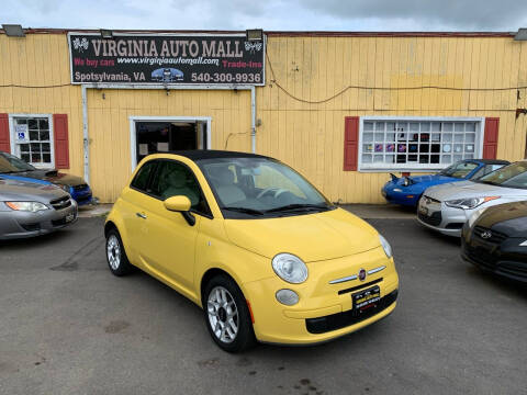 2012 FIAT 500c for sale at Virginia Auto Mall in Woodford VA