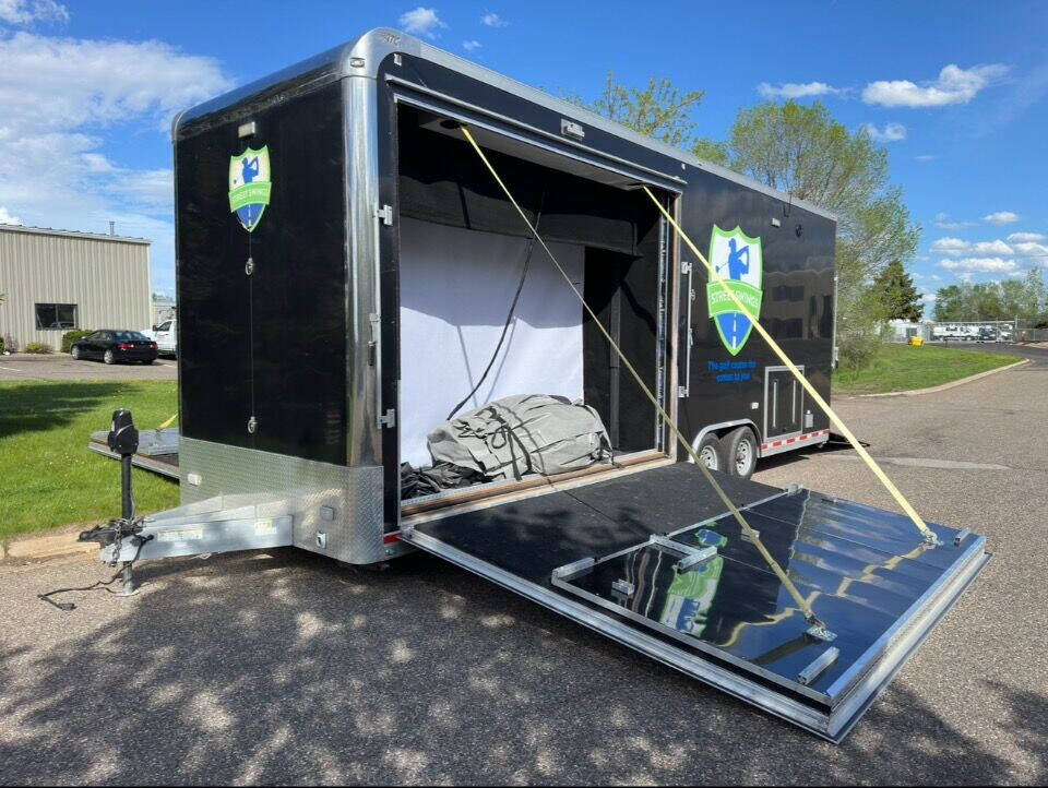 2017 ATC Golf 8.5x28 aluminum trailer for sale at Sales Ramp LLC in Elk River, MN