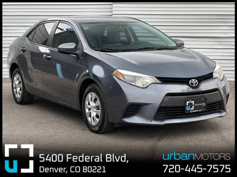 2015 Toyota Corolla L