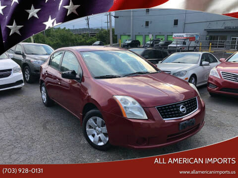2008 Nissan Sentra for sale at All American Imports in Alexandria VA