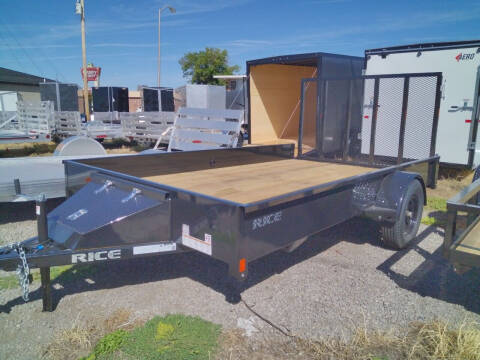 2023 Rice Trailers 82 INCH X 12 FOOT UTILITY