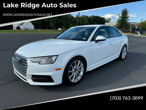 2018 Audi A4 for sale at Lake Ridge Auto Sales in Woodbridge VA