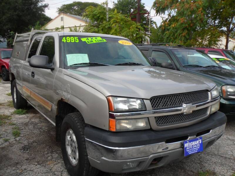 2003 Chevrolet Silverado 1500 for sale at Weigman's Auto Sales in Milwaukee WI