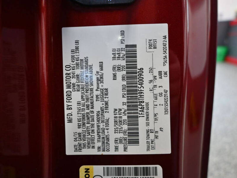 2015 Ford Mustang EcoBoost Premium