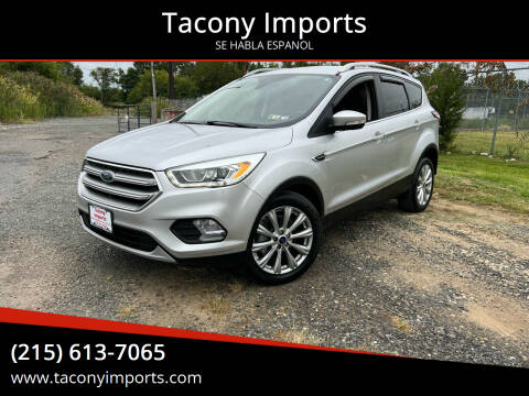2017 Ford Escape for sale at Tacony Imports in Philadelphia PA