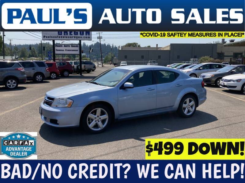2013 Dodge Avenger for sale at Paul's Auto Sales in Eugene OR